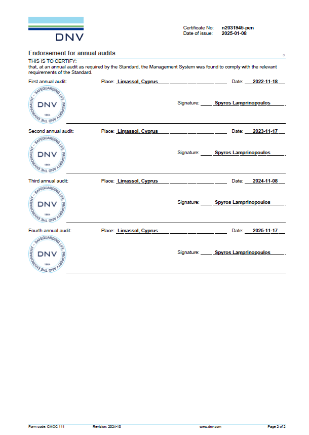 ISO 9001 2015 Page 2